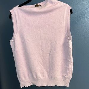 Louis Vuitton Asymmetric collared sweater Lilac size L